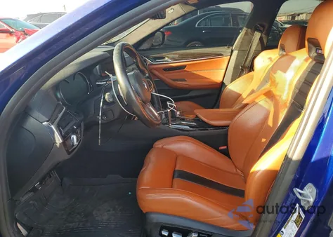 2018 BMW M5 из США, поврежденный, VIN WBSJF0C59JB282308